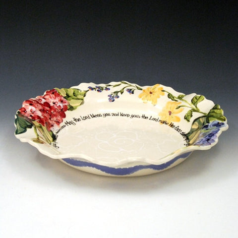 Large Multi-Floral Blessing Bowl